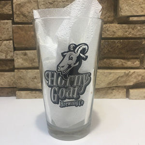 Horny Goat Brewing Company Beer Glass Milwaukee WI